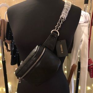 Brand new across the chest black fanny pack